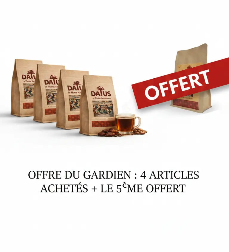 Pack famille (4+1 Offert) – DATUS: Alternative Café Noyaux de Dattes