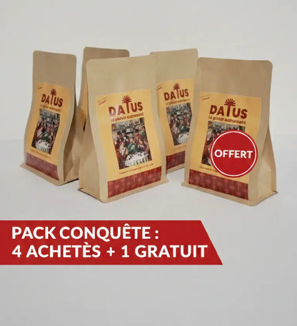 Pack famille (4+1 Offert) – DATUS moulu: Alternative Café Noyaux de Dattes