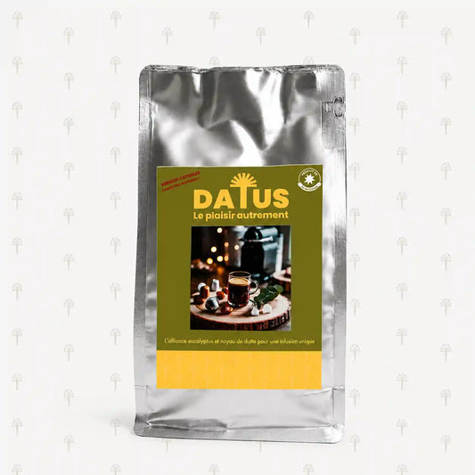 DATUS Capsules Eucalyptus — Noyaux de dattes & eucalyptus, une alternative au café naturellement sans caféine