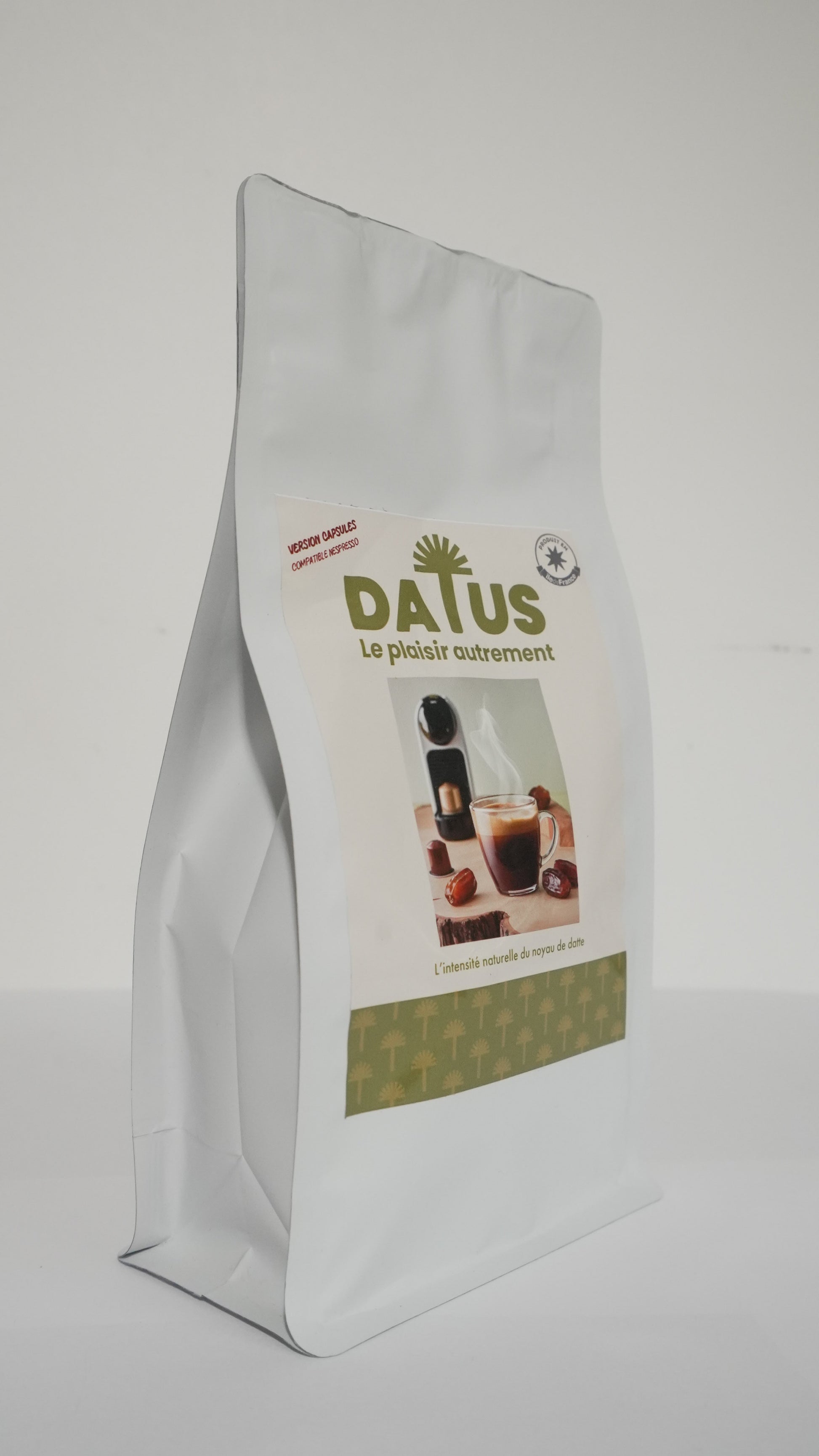 Pack de Capsules DATUS Nature. L'alternative au café sans caféine, 100% naturelle et garantie compatible avec toutes les machines Nespresso®.